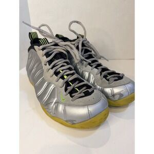 NIKE AIR FOAMPOSITE ONE PREMIUM 10 METALLIC SILVER CAMO VOLT GALAXY 575420-004